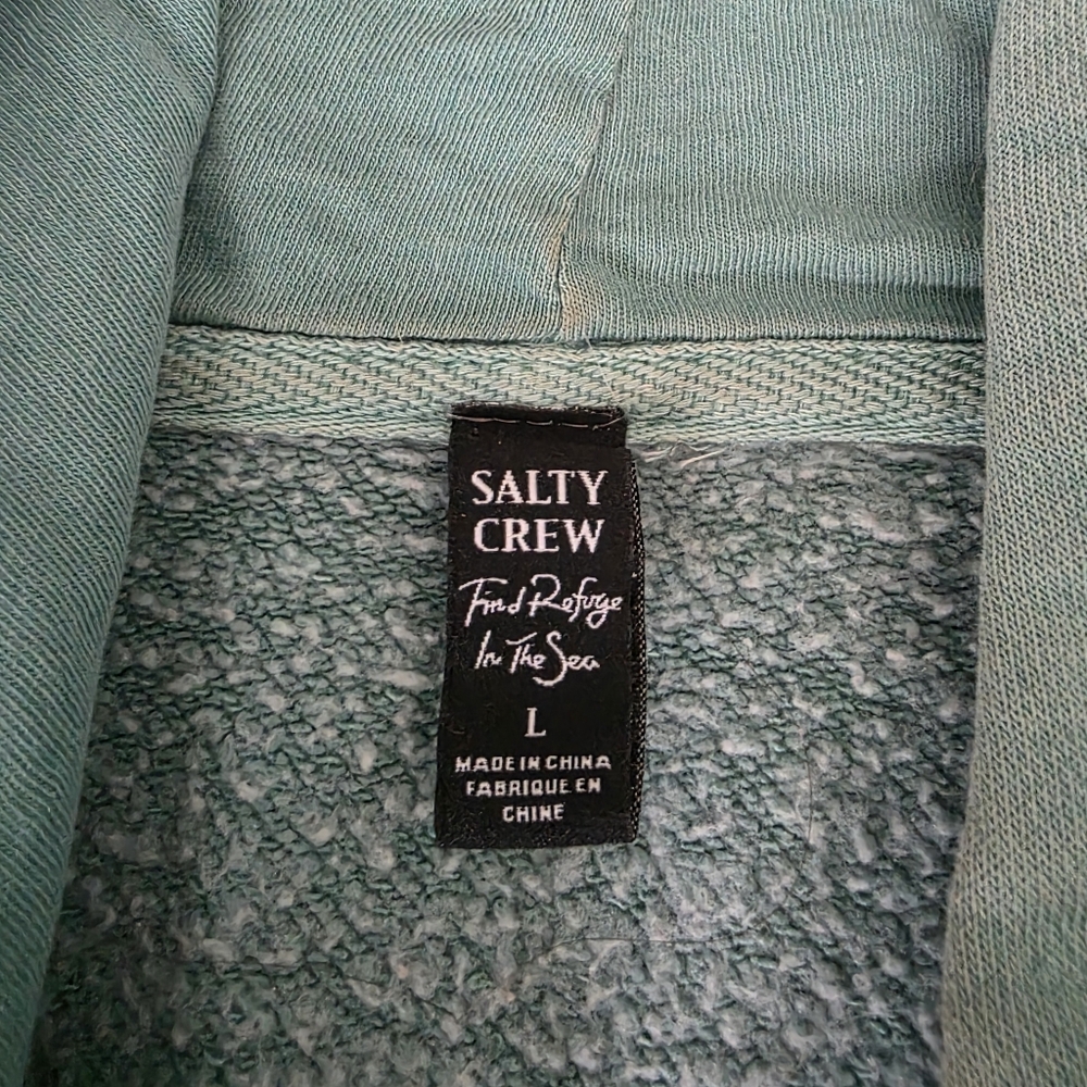 Salty Crew Tailed Boyfriend Hoodie L - Picture 7 of 7